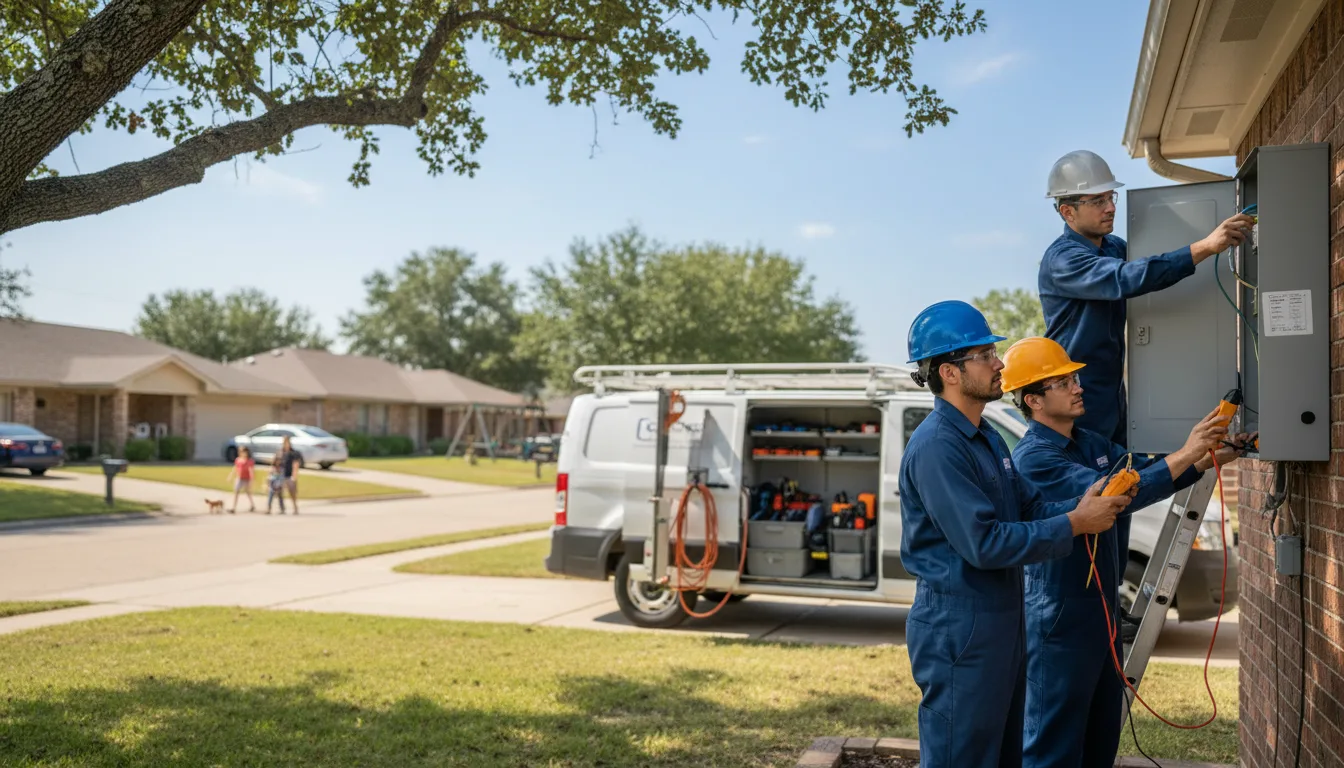 Certified electrician providing emergency electrical services in Marion, OH